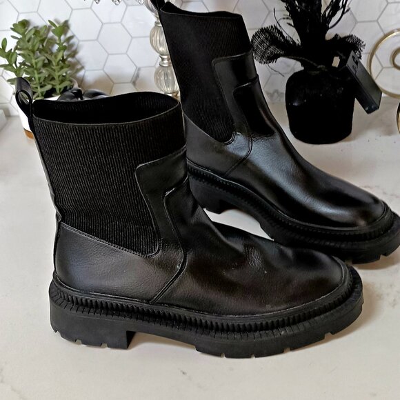ANTHRO'S MNG MANGO TRACK SOLE ANKLE BOOT - Picture 1 of 7